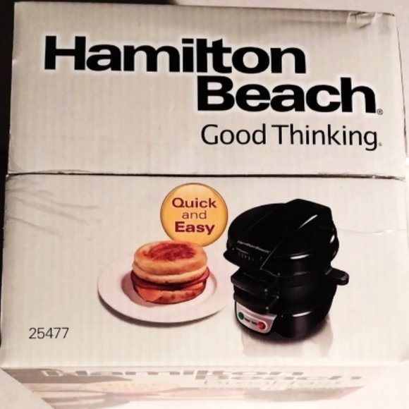 Hamilton Beach 5 Minute Breakfast Sandwich Maker Valentine Gift Birthday Mom Dad - Picture 5 of 8